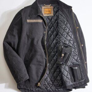 CANVAS CONCEALED CARRY JACKET - Black | Medium